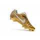 Nike Tiempo Legend VII R10 FG Men's Soccer Cleats - Golden White