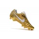 Nike Tiempo Legend VII R10 FG Men's Soccer Cleats - Golden White