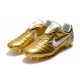 Nike Tiempo Legend VII R10 FG Men's Soccer Cleats - Golden White