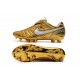 Nike Tiempo Legend VII R10 FG Men's Soccer Cleats - Golden White