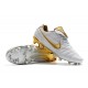 Nike Tiempo Legend VII R10 FG Men's Soccer Cleats - White Golden