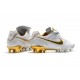 Nike Tiempo Legend VII R10 FG Men's Soccer Cleats - White Golden