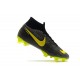 Nike New Mercurial Superfly VI 360 Elite FG Cleat - Black Grey Yellow