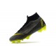 Nike New Mercurial Superfly VI 360 Elite FG Cleat - Black Grey Yellow
