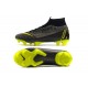 Nike New Mercurial Superfly VI 360 Elite FG Cleat - Black Grey Yellow