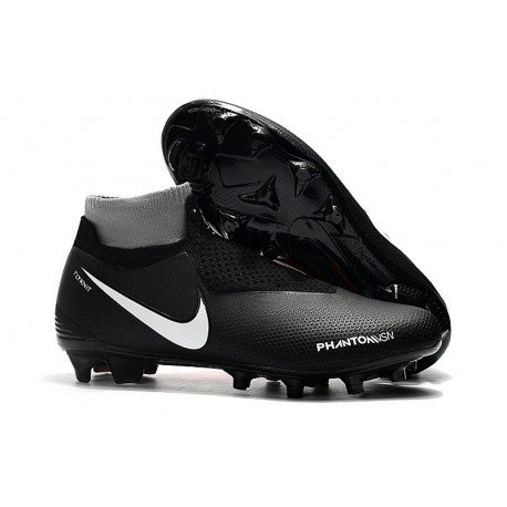 New Nike Phantom Vision Elite DF FG Soccer Boots - Black Red White