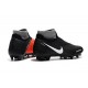 New Nike Phantom Vision Elite DF FG Soccer Boots - Black Red White