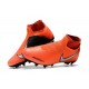 New Nike Phantom Vision Elite DF FG Soccer Boots - Orange Black Silver