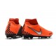 New Nike Phantom Vision Elite DF FG Soccer Boots - Orange Black Silver