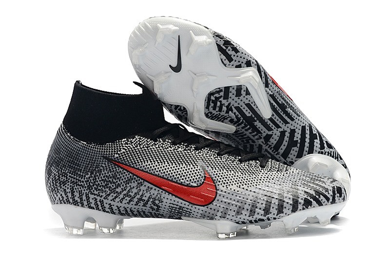 Nike Mercurial Superfly 6 Elite FG Neymar Soccer Boot Black Red