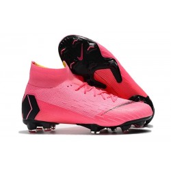 Nike Mercurial Superfly 6 Elite FG Mens Soccer Boot Pink Black