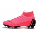 Nike Mercurial Superfly 6 Elite FG Mens Soccer Boot Pink Black