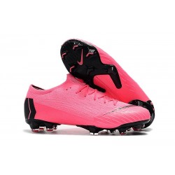 New Nike Mercurial Vapor 12 Elite FG Cleats Pink Black