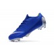 New Nike Mercurial Vapor 12 Elite FG Cleats Blue Silver