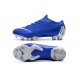 New Nike Mercurial Vapor 12 Elite FG Cleats Blue Silver