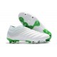 adidas Copa 19+ FG Firm Ground Soccer Cleats - White Green