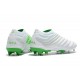 adidas Copa 19+ FG Firm Ground Soccer Cleats - White Green