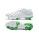 adidas Copa 19+ FG Firm Ground Soccer Cleats - White Green