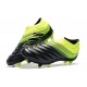 adidas Copa 19+ FG Firm Ground Soccer Cleats - Black Green