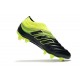 adidas Copa 19+ FG Firm Ground Soccer Cleats - Black Green