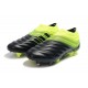 adidas Copa 19+ FG Firm Ground Soccer Cleats - Black Green