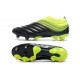 adidas Copa 19+ FG Firm Ground Soccer Cleats - Black Green