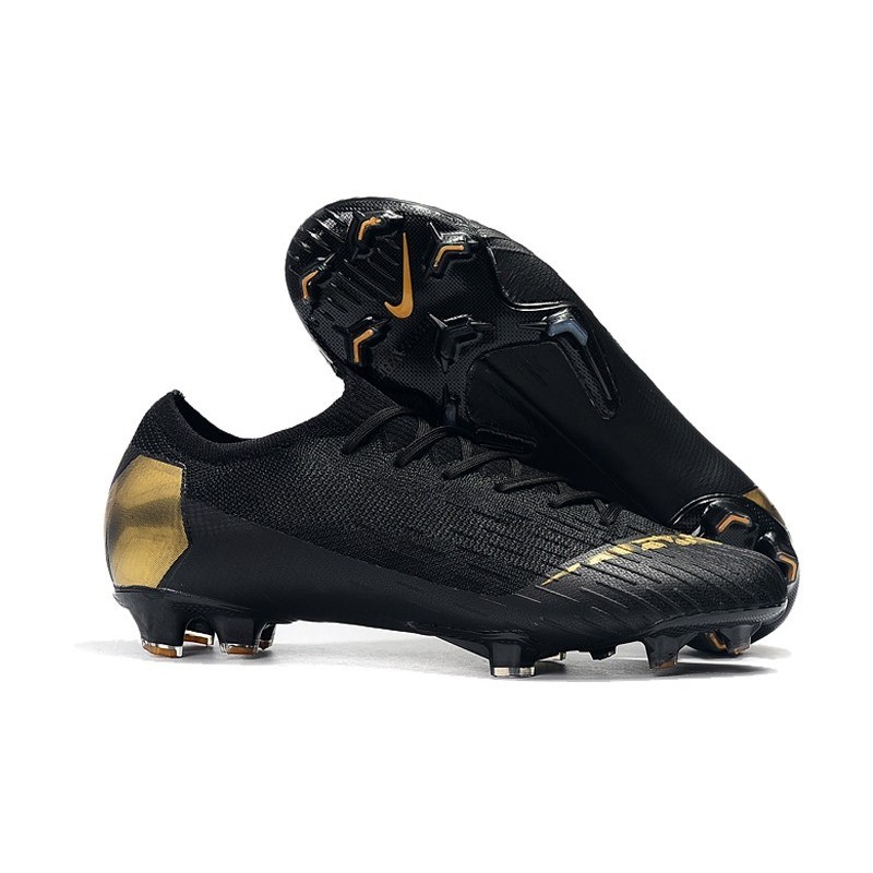 black and gold nike vapor cleats