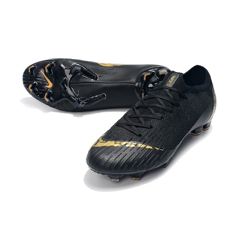 black and gold mercurial cleats