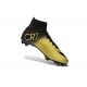 New 2015 Ronaldo Nike Mercurial Superfly Iv FG Football Cleats CR7 Gold Black