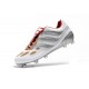 adidas Predator Accelerator FG Soccer Cleats - Silver Red Black