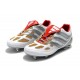 adidas Predator Accelerator FG Soccer Cleats - Silver Red Black