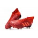 adidas Predator 19.1 FG Soccer Cleat in Red