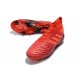adidas Predator 19.1 FG Soccer Cleat in Red