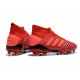 adidas Predator 19.1 FG Soccer Cleat in Red