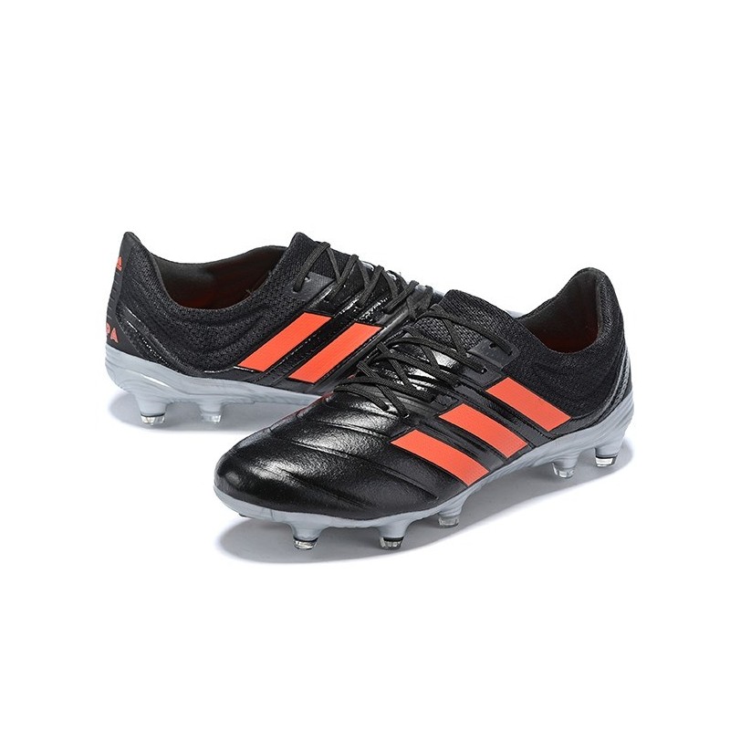 adidas copa 19.1 fg black red