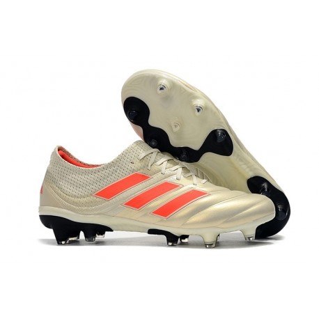 New Adidas Copa 19.1 FG Soccer Boots - White Core Red