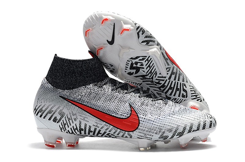 red and white nike boots