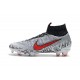 Nike Mercurial Superfly 6 Elite FG Neymar Soccer Boot White Black Red
