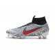 Nike Mercurial Superfly 6 Elite FG Neymar Soccer Boot White Black Red