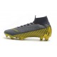 Nike Mercurial Superfly 6 Elite FG Mens Soccer Boot Grey Black Gold