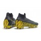 Nike Mercurial Superfly 6 Elite FG Mens Soccer Boot Grey Black Gold