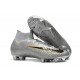 Nike Mercurial Superfly 6 Elite FG Mens Soccer Boot Silver Black