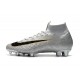 Nike Mercurial Superfly 6 Elite FG Mens Soccer Boot Silver Black