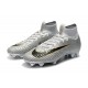 Nike Mercurial Superfly 6 Elite FG Mens Soccer Boot Silver Black