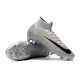 Nike Mercurial Superfly 6 Elite FG Mens Soccer Boot Silver Black