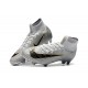 Nike Mercurial Superfly 6 Elite FG Mens Soccer Boot Silver Black