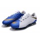Nike Hypervenom Phantom III FG Men Cleats - Blue White Gold
