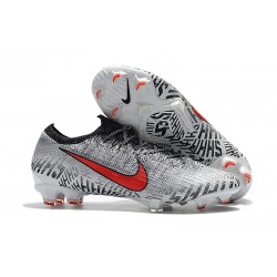 Neymar Nike Mercurial Vapor 12 Elite FG Cleats White Red Black