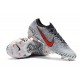 Neymar Nike Mercurial Vapor 12 Elite FG Cleats White Red Black