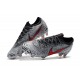 Neymar Nike Mercurial Vapor 12 Elite FG Cleats White Red Black